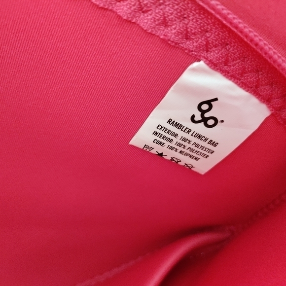 BUILT NEW YORK Insulated Cooler Lunchbag Lunchbox Black White Pink Reusable - Picture 6 of 7